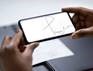 Taking a photo of a signature with a cell phone